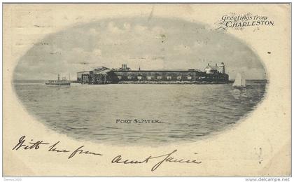 CHARLESTON - Greetings from Charleston - FORT SUMTER