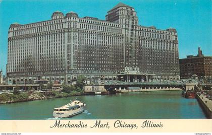 Postcard USA IL - Illinois > Chicago merchandise mart