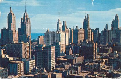 Postcard USA United States IL - Illinois > Chicago skyline