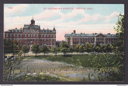 Postcard, United States, Dayton OH, St. Elizabeth's Hospital