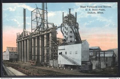 AK Duluth, MN, Blast Furnaces and Stoves, US Steel Plant