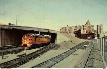 PC US, EL PASO, TEXAS, UNION STATION YARDS, MODERN Postcard (b52299)