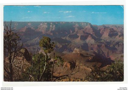 Grand Canyon old postcard posted 1957 to Germany b200210