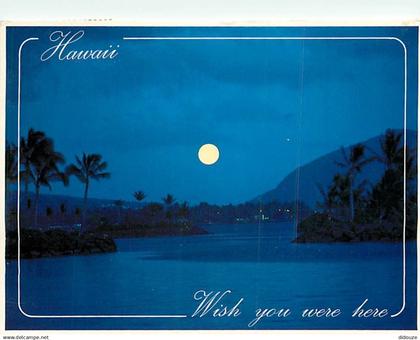 Etats Unis - Hawaï - Full Moon - Pleine Lune - Etat de Hawaï - Hawaï State - CPM - Voir Timbre - Voir Scans Recto-Verso