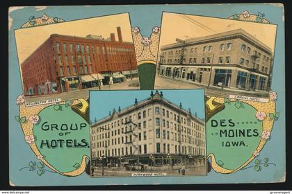 IOWA GROUP OF HOTELS DES MOINES IOWA