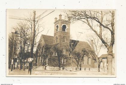 cp, carte photo, Etats Unis , KANSAS , KS , GIRARD , prebyterian church , écrite