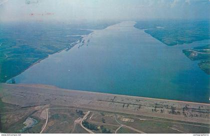 Postcard United States > KS - Kansas > Manhattan 1964 Tuttle creek dam and reservoir