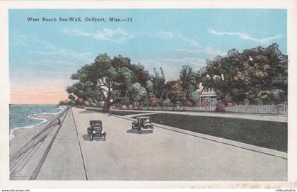 MISSISSIPPI - West Beach Sea Wall, Gulfport