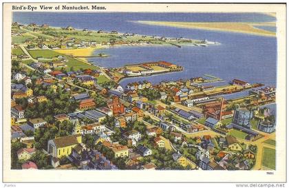 Etr - USA - NANTUCKET - Bird's Eye View of Nantucket, Mass