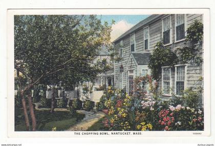 The Chopping Bowl, Nantucket, Mass. old postcard not posted 230701