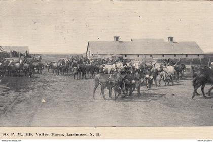 * NORTH DAKOTA - Larimore - Six P.M.Elk Valley Farm 1915