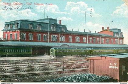 ETATS UNIS  NEW HAVEN Union station