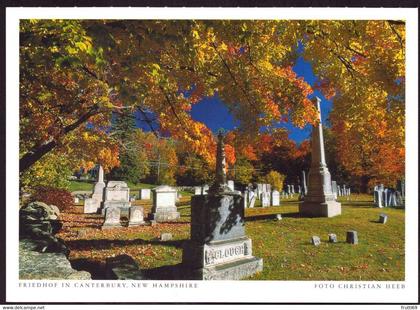 AK 000569 USA  - New Hampshire - Friedhof in Canterbury