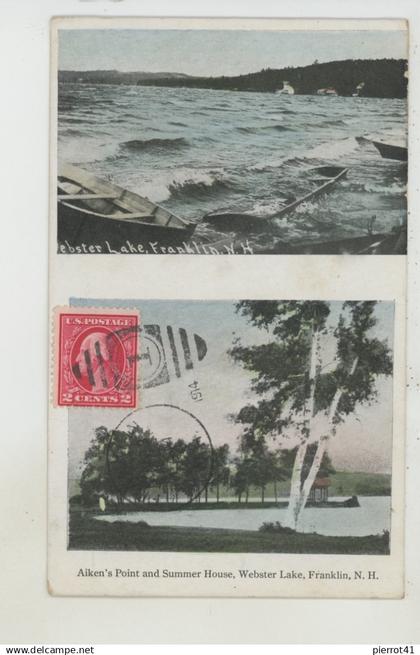 U.S.A. - NEW HAMPSHIRE - FRANKLIN - Aiken's Point and Summer House, Webster Lake