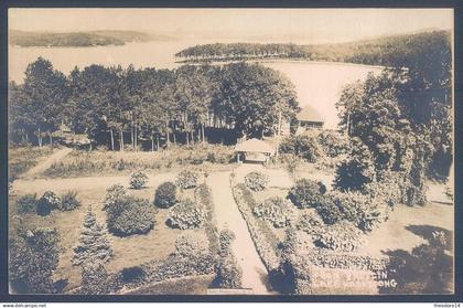 NJ New Jersey Lake Hopatcong view from Piazza Hotel Breslin Real photo