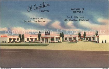 11705402 Roswell New Mexico El Capitan Motel