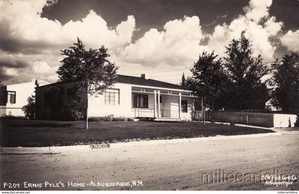 * ALBUQUERQUE - Photopostcard - Ernie Pyle's Home