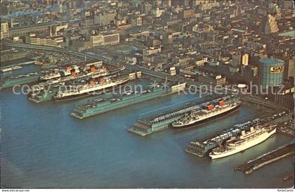 11690292 New York City New York City Piers Port aerial view