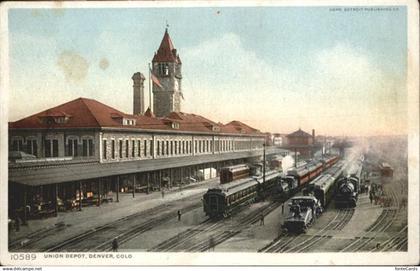 11030981 Denver Colorado Union Depot Zug Denver