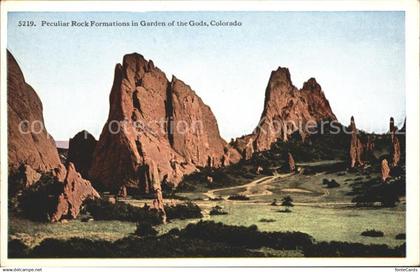 11806813 Colorado Springs Peculiar rock formations in garden of the gods Colorad