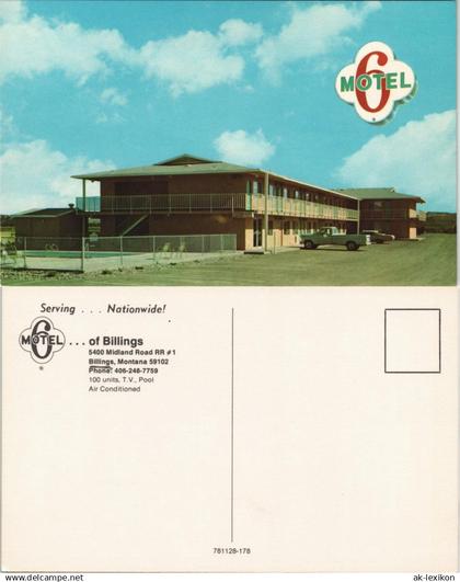 Billings (Montana) MOTEL 6 Midland Road Billings Montana USA 1960