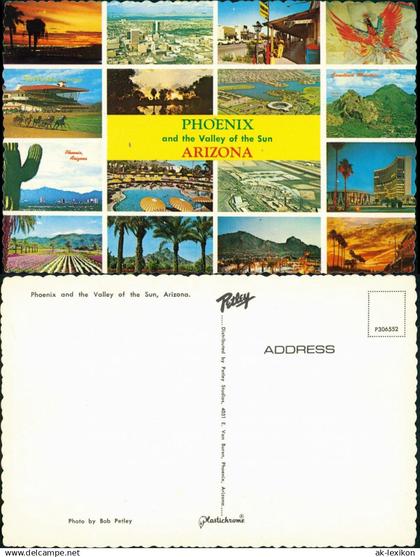 Phöenix Phoenix Multi-View-Postcard Phoenix Arizona Amerika USA 1970