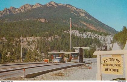 Radium Hot Springs Entrance Postcard