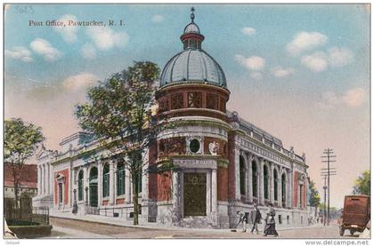 3623# POST OFFICE PAWTUCKET RHODE ISLAND 1919 USA CENTRAL FALLS RI pour DUDELANGE LUXEMBOURG