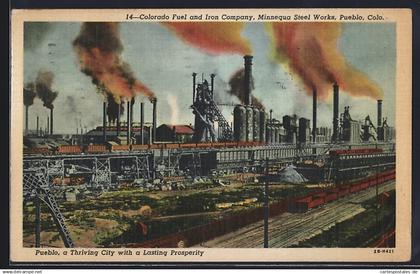 AK Pueblo, CO, Colorado Fuel and Iron Company, Minnequa Steel Works