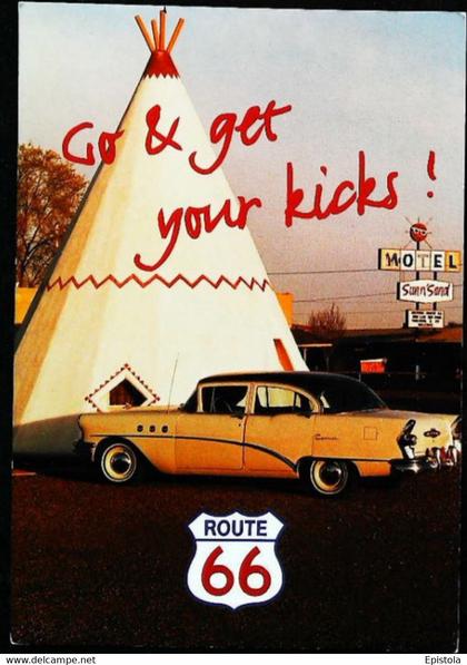 ► BUICK   Riviera & Indian  Tipi "Route 66"