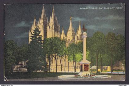 Postcard, United States, Salt Lake City UT, Mormon Temple