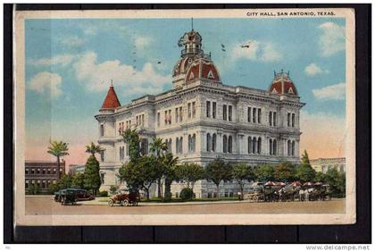 Etats-Unis -  City Hall , San Antonio , Texas - Colorisée