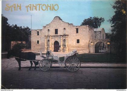 Postcard USA TX Texas The Alamo San Antonio Texas chapel