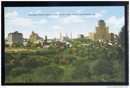 cpa Etats Unis San Diego California -- Skyline from inspiration point    FRM 11