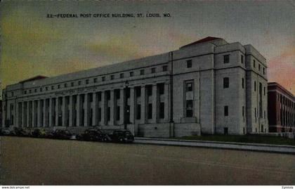 ►  St Louis (Missouri)  FEDERAL POST OFFICE BUILDING 1930/40s   Mo.