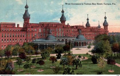 Tampa - West Entrance to Tampa Bay Hotel