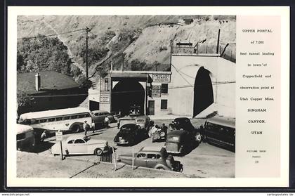 AK Bingham Canyon, UT, Upper Portal of the tunnel leading to Copperfield and observation point of Utah Copper Mine