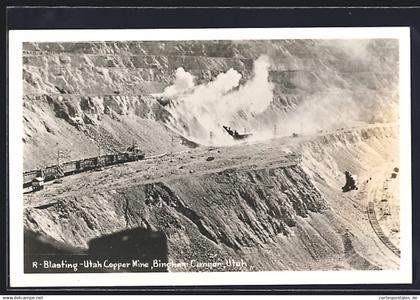 AK Bingham-Canyon, UT, Utah Copper Mine, R-Blasting