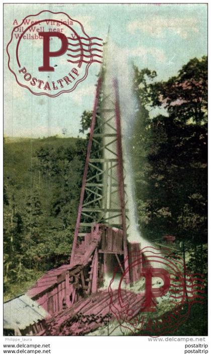 west virginia oil well near wellsburg W Va