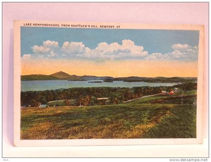 CPA ETATS UNIS VERMONT - Lake Memphremagog from Shattuck's Newport Vt