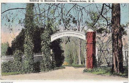 Gateway to Moravian Cemetery, Winston-Salem