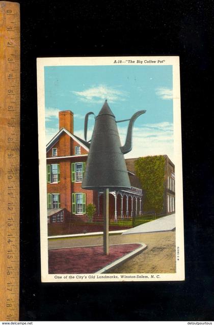 WINSTON SALEM North Carolina USA : the big Coffee Pot