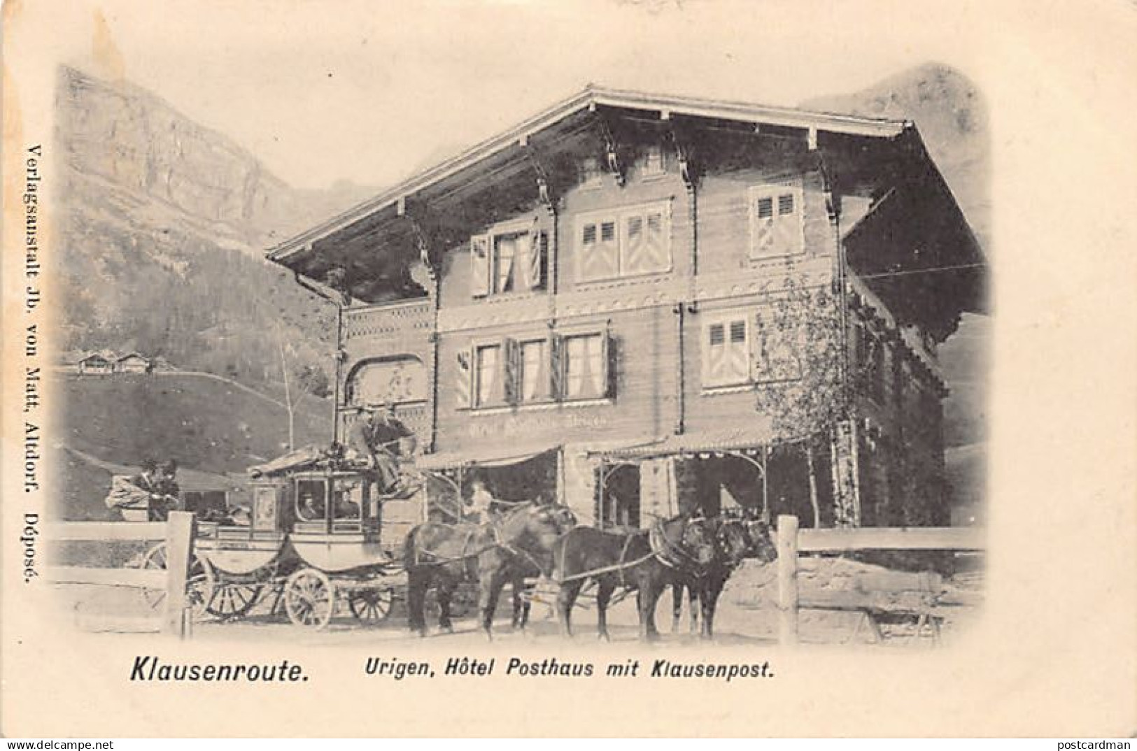 UNTERSCHÄCHEN (UR) - Klausenroute - Urigen, Hôtel Posthaus mit Klausenpost