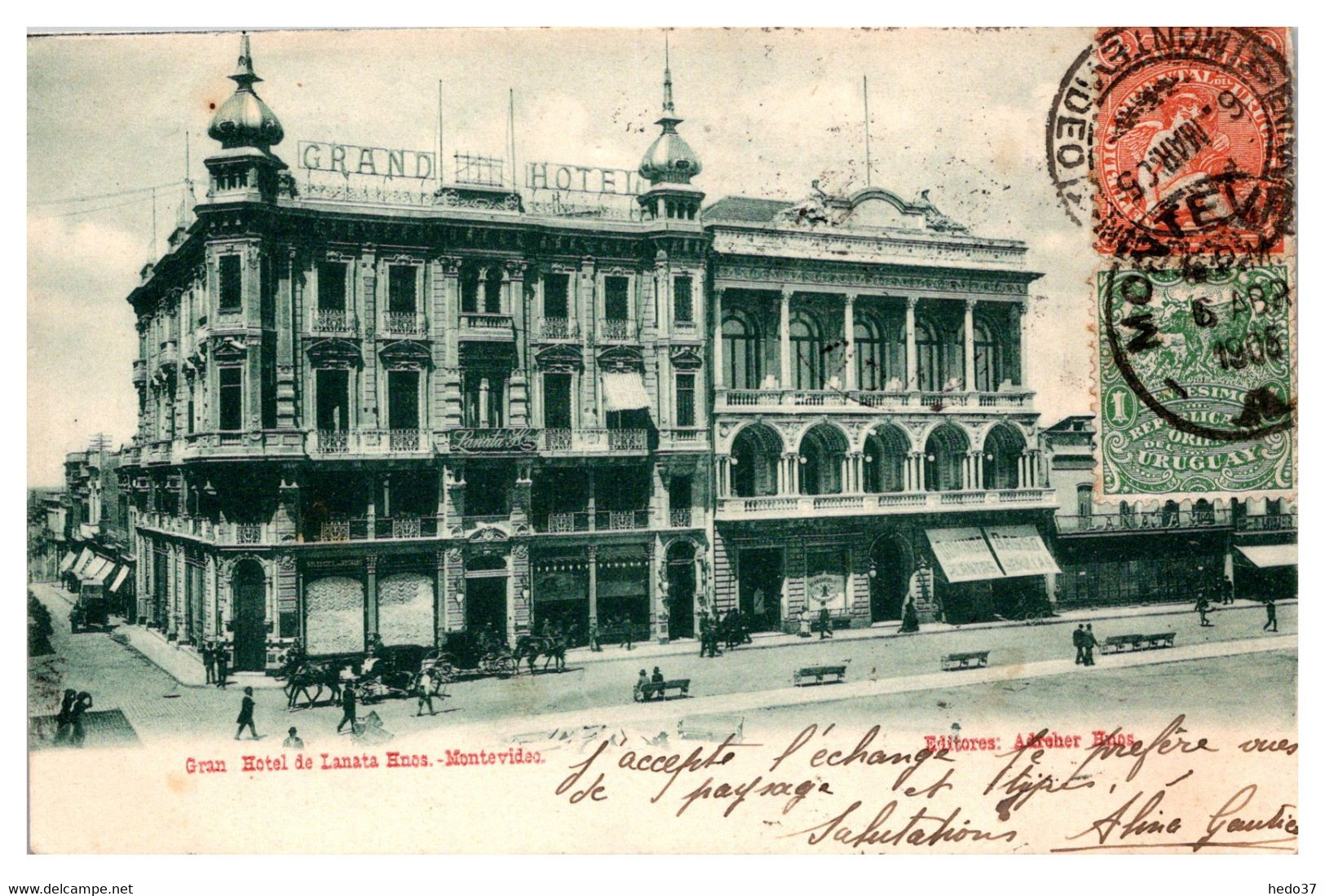 Uruguay - Montevideo - Gran Hotel de Lanata Hnos