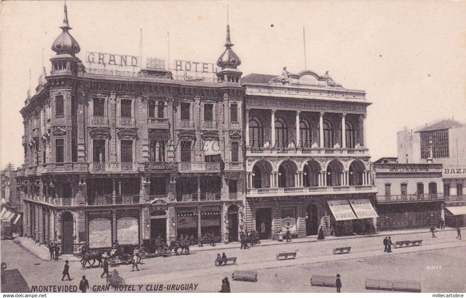 URUGUAY - Montevideo - Gran-Hotel y Club Uruguay