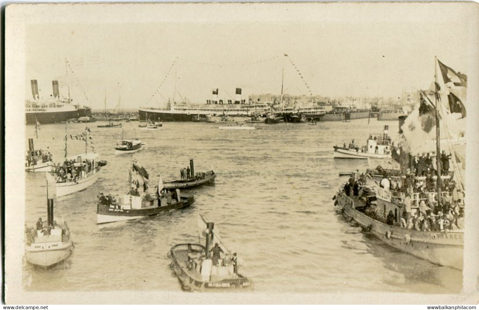 Uruguay Montevideo Harbour photocard