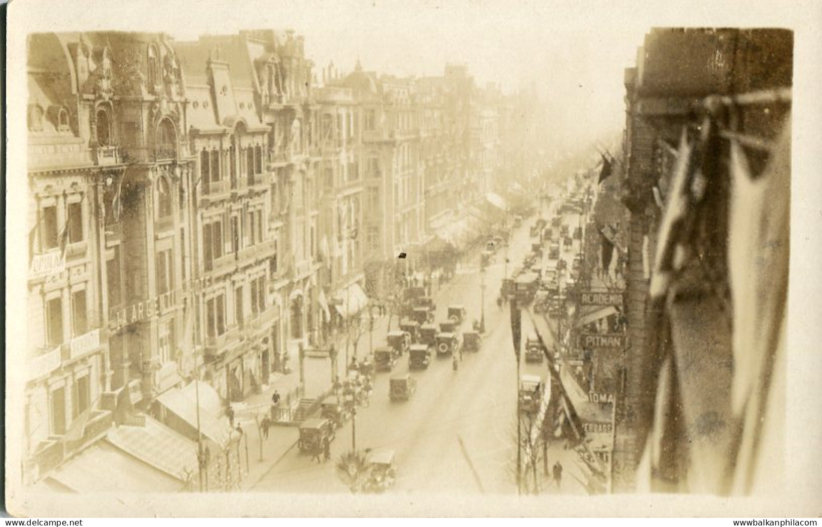 Uruguay Montevideo Main Street photocard