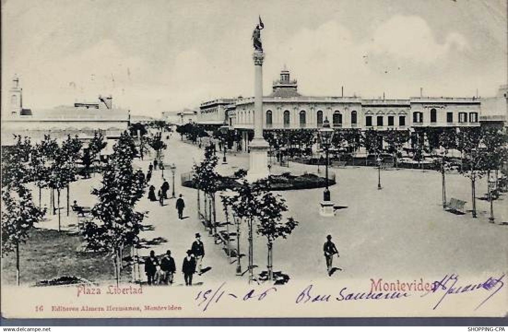 Uruguay - Montevideo - Plaza Libertad - 1906