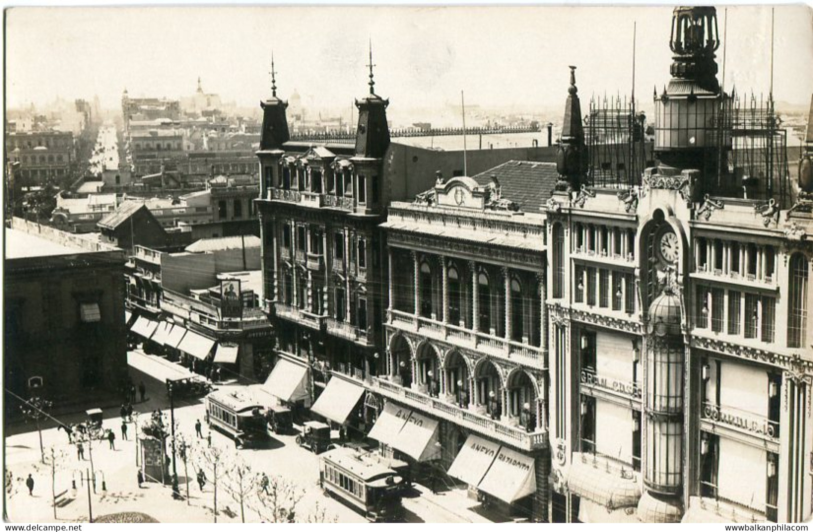 Uruguay Montevideo Street Trams photocard