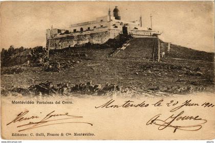 PC CPA URUGUAY, MONTEVIDEO, FORTALEZA DEL CERRO, (b22435)